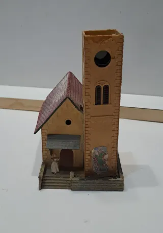 2 piccole casette per presepe