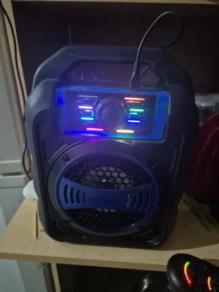 Altavoz musical con micrófono