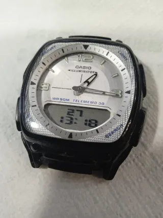 Reloj Casio Analógico Digital Negro/Plata