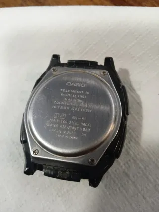 Reloj Casio Analógico Digital Negro/Plata