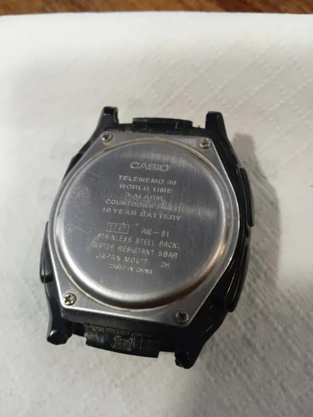 Reloj Casio Analógico Digital Negro/Plata