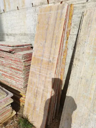 Tablas de encofrar de madera