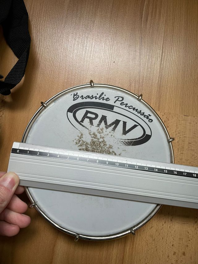 Tamborín con funda Bahia Steel