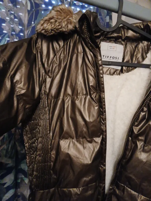 Chaqueta Tiffosi Marrón/Dorado