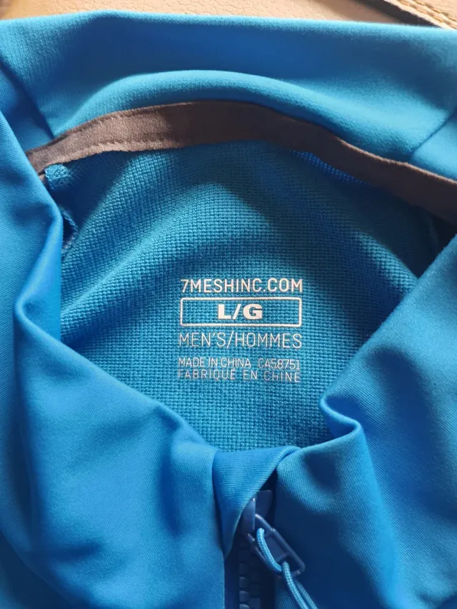 Chaqueta Ciclismo Azul Marca 7MESH TALLA L