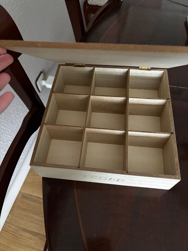 Caja de té de madera Eco Life