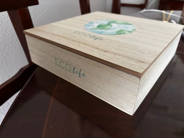 Caja de té de madera Eco Life