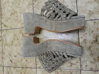 Zapatos Zara Mujer Verde Oliva