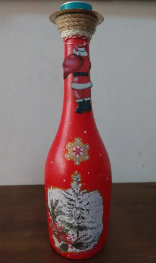 Decoracion de Navidad única y sostenible.