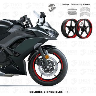 Pegatinas llantas Kawasaki Ninja 650