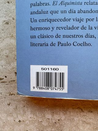 Libro “El Alquimista”