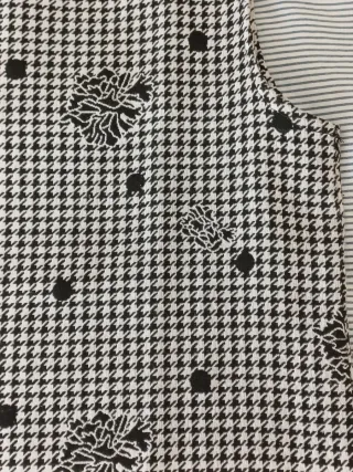 Abito  fantasia pied de poule