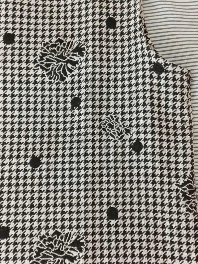 Abito fantasia pied de poule