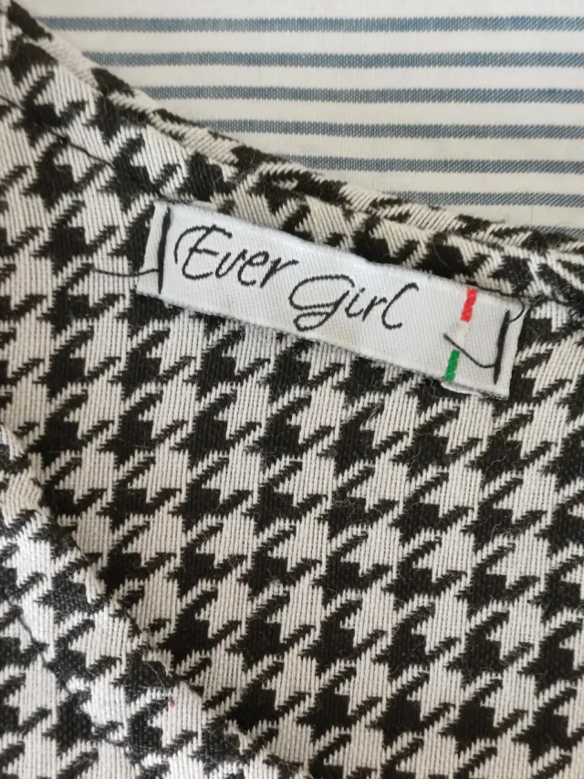 Abito fantasia pied de poule