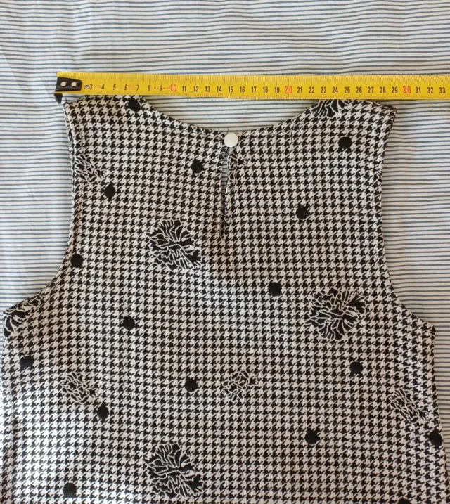 Abito fantasia pied de poule