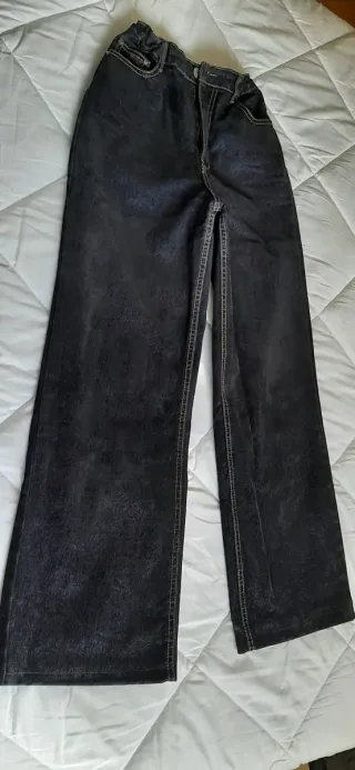 Pantalón vaquero mujer ancho