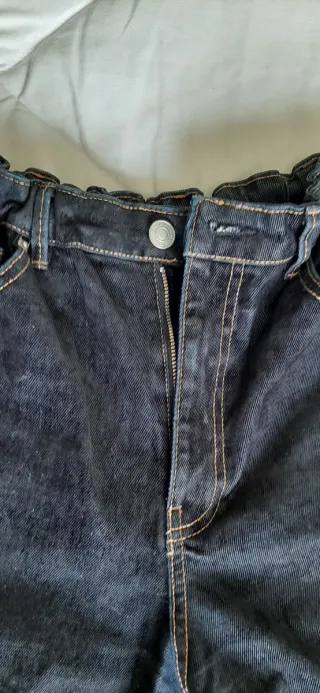 Pantalón vaquero mujer ancho