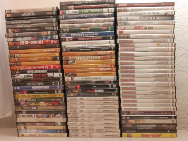 Lote 97 DVD y 27 CD.