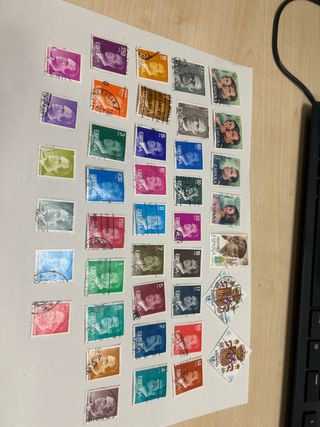 Lote Sellos España Rey  Juan Carlos Varios Años