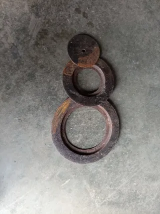 Tapa redonda para estufa de carbón/leña