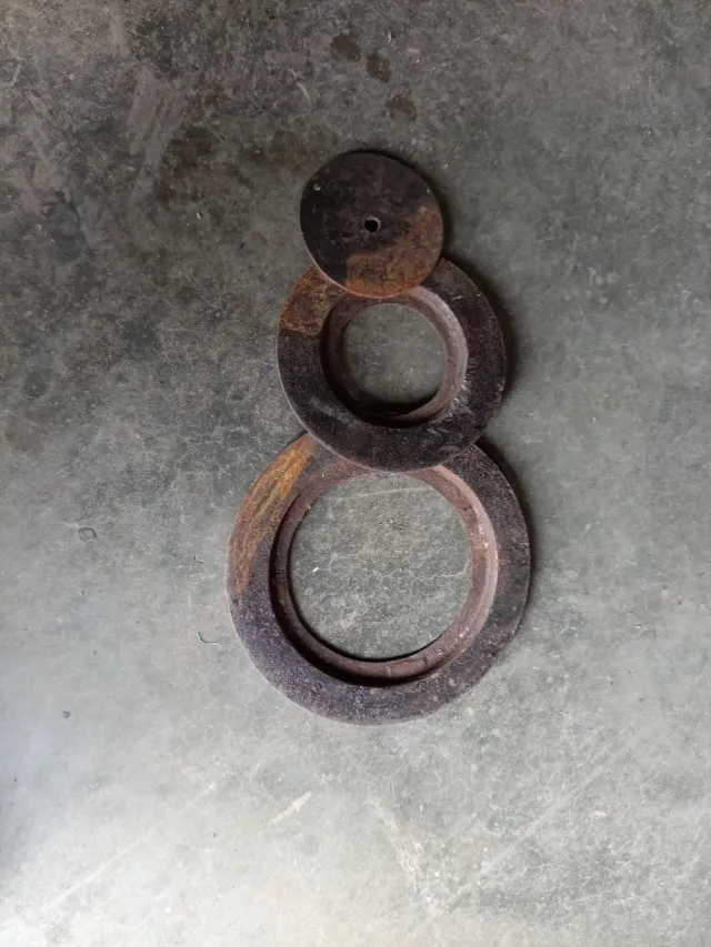 Tapa redonda para estufa de carbón/leña