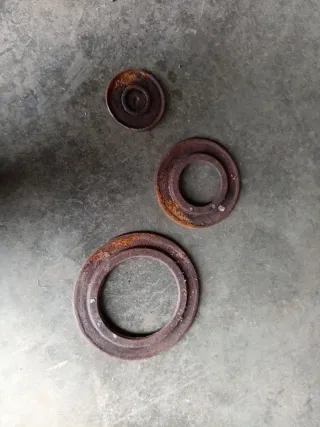 Tapa redonda para estufa de carbón/leña