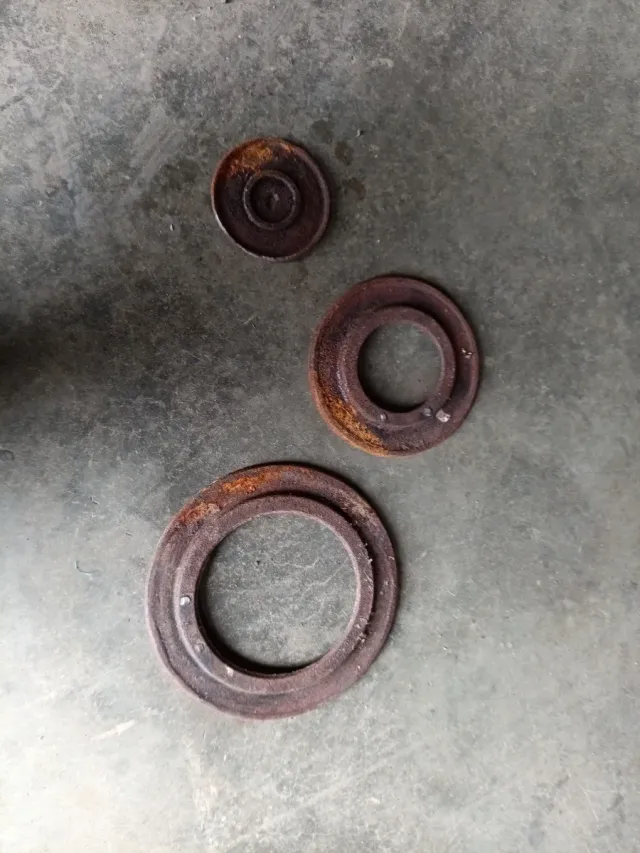 Tapa redonda para estufa de carbón/leña