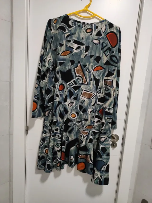 Vestido estampado talla XXL Contorno cintura 110cm