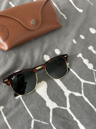 Gafas de sol Ray-Ban Clubmaster Marrón/Dorado