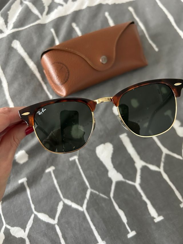 Gafas de sol Ray-Ban Clubmaster Marrón/Dorado