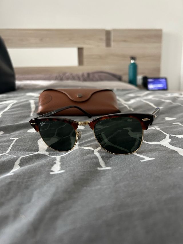 Gafas de sol Ray-Ban Clubmaster Marrón/Dorado