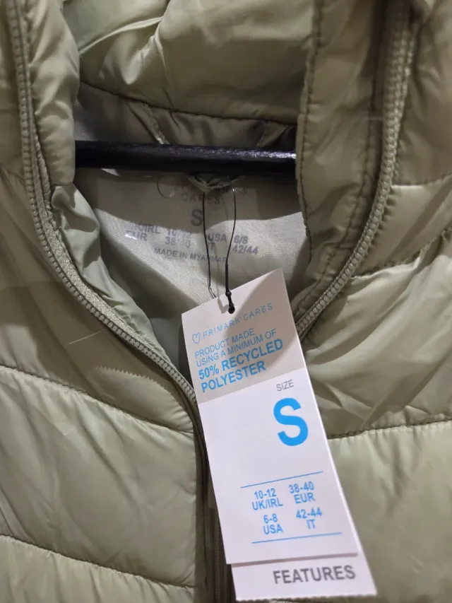 Abrigo Puffer Verde Nuevo