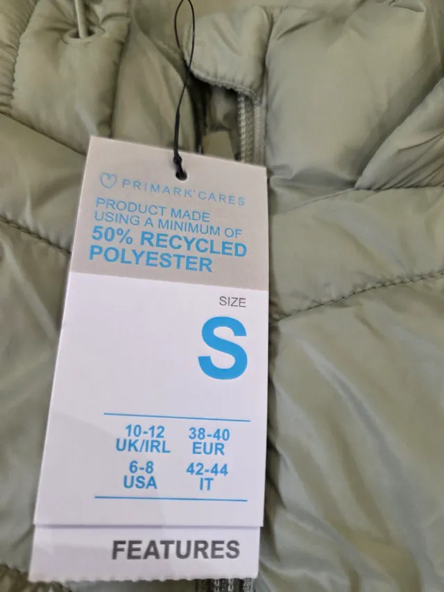 Abrigo Puffer Verde Nuevo