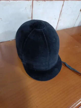 Casco de hípica negro