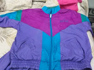 Conjunto chándal tactel vintage Boomerang morado