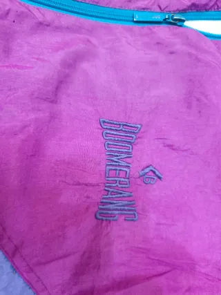 Conjunto chándal tactel vintage Boomerang morado