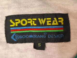 Conjunto chándal tactel vintage Boomerang morado