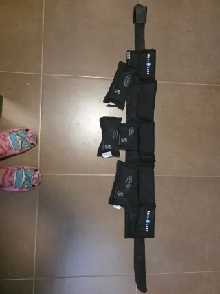 Cinturón de lastre Aqualung Soft negro