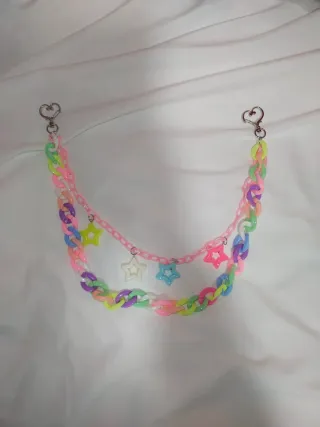 Cadena para pantalón con estrellas