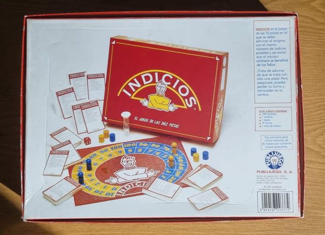 Juego de mesa Indicios Adultos