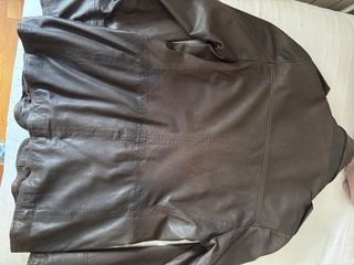 Chaqueta Cuero Saga Ibañez talla 52 hombre