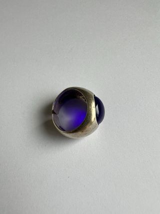 Anillo Plata Piedra Azul