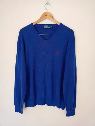 Maglione Polo Ralph Lauren Uomo Blu Taglia XL