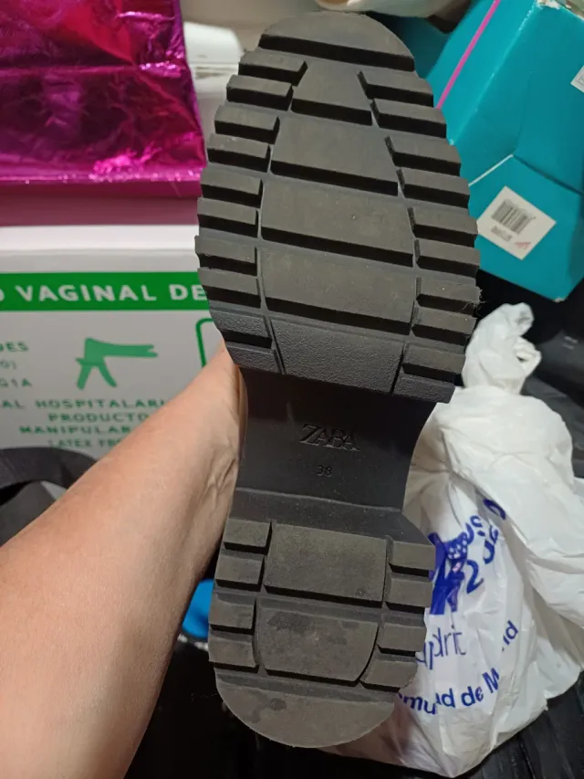 Botas Zara mujer negras