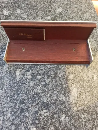 CAJA BOLÍGRAFO S.T DUPONT CON MANUAL Y GARANTÍA.