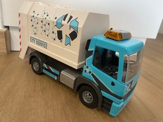 Camión de basura Playmobil con contenedores
