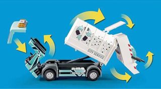 Camión de basura Playmobil con contenedores