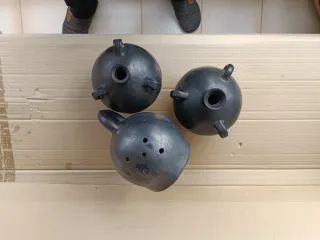 3 Piezas Barro Negro Oaxaca