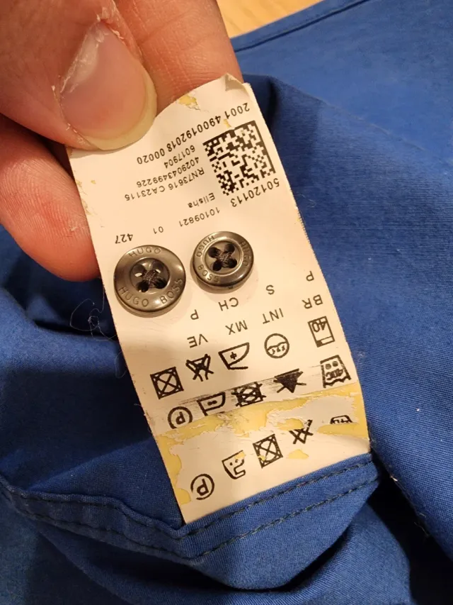 Camisa Gugo Boss Azul Slim Fit