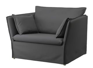 BACKSÄLEN fodera poltrona 1,5 posti Hallarp grigio